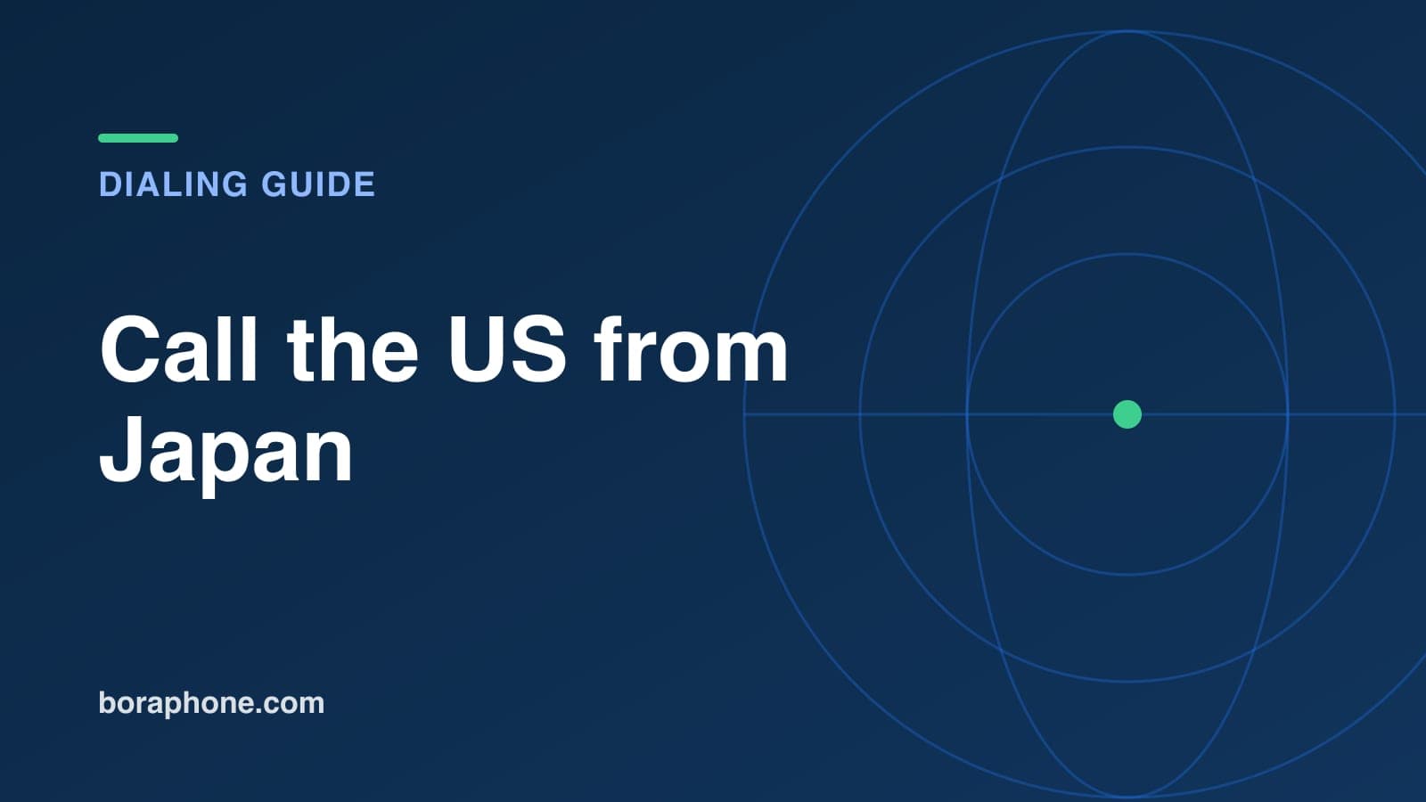 How to Call the US from Japan: Dialing, Costs and Time Difference